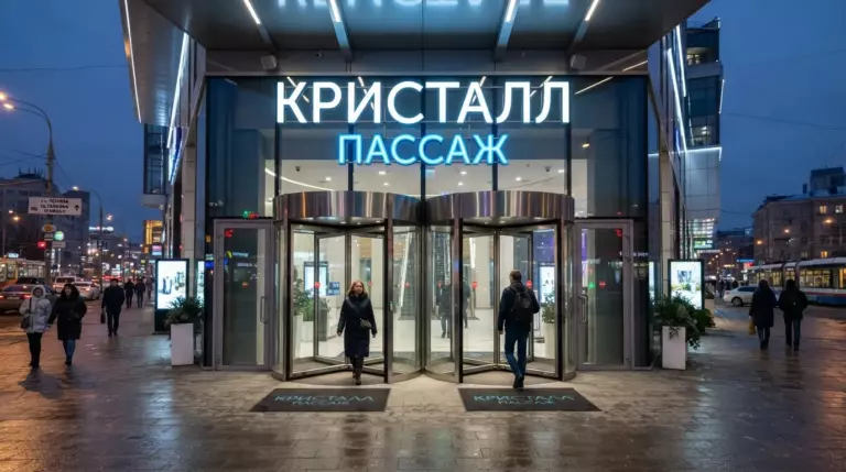 Привод карусельной двери в потолочной панели