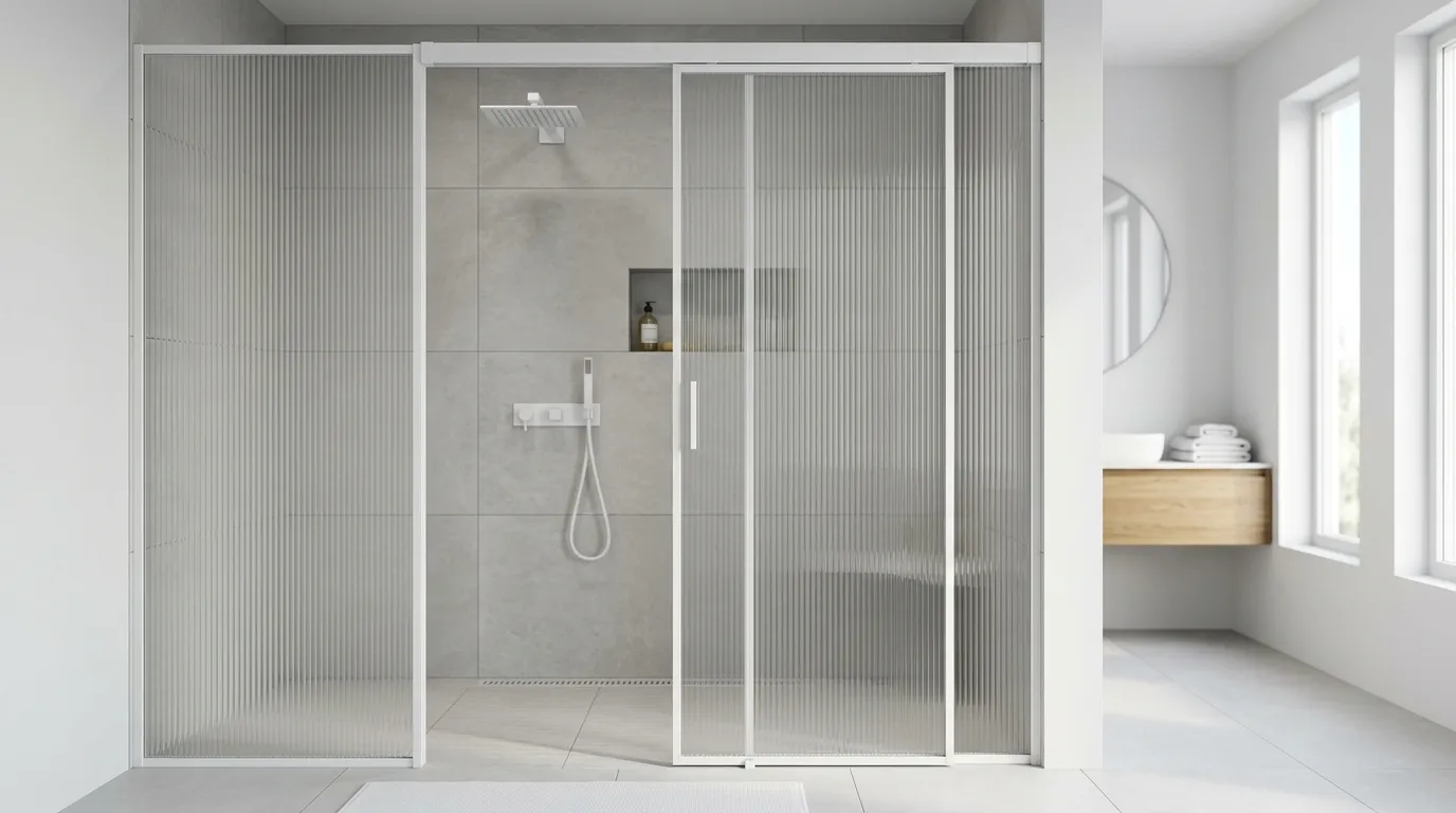 Дверь гармошка в ванную комнату