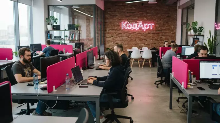 Мобильные перегородки между рабочими местами в open space