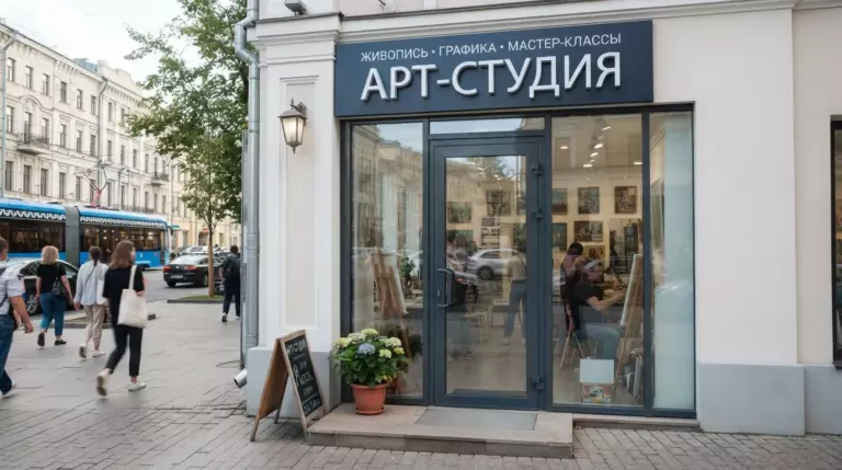 Стеклянный навес над входом на спайдерах и тягах